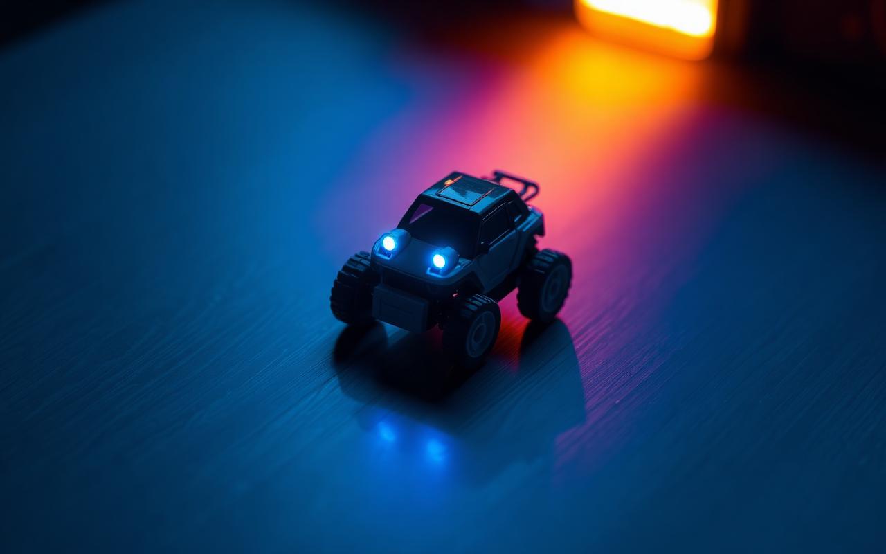 İki ışık sensörüyle donanmış bir robot, en parlak yönü seçer ve peşine düşer.